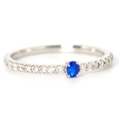 アウイナイト リング 0.05ct pt900 D0.15ct