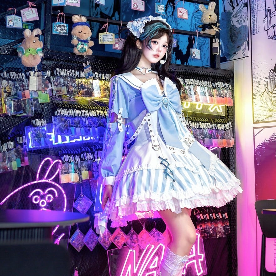 地雷系 アイドルワンピース パンクロリィタ ライブ向け｜WithU
