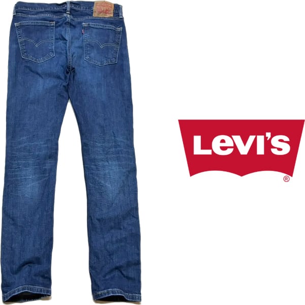 1点物◇Levisリーバイス510スキニージーンズ紺デニムパンツ古着33