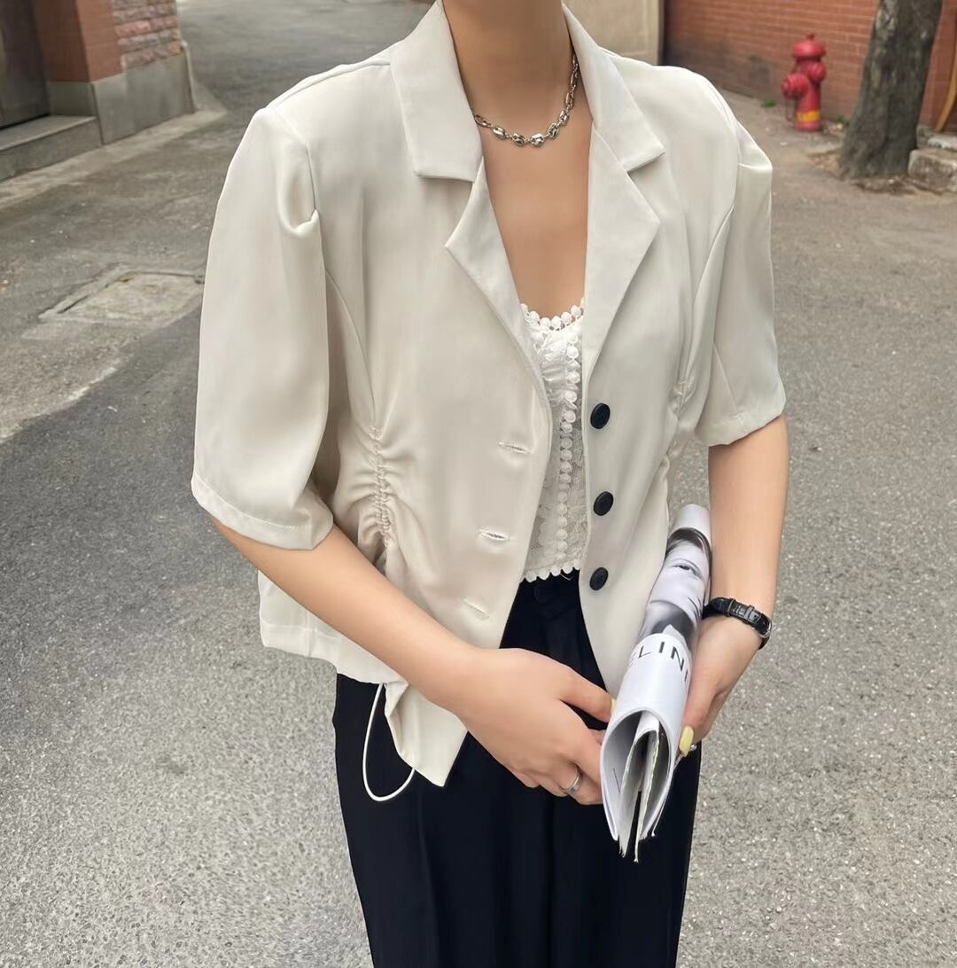 アジャスター　5部袖ジャケット　AJ42441-2032