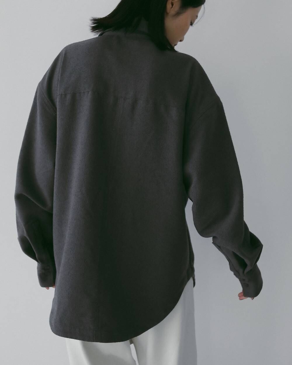 【新品未使用】anuke Nep Over Shirts 【完売品】2026ss anuke 】Nep Over Shirts | valance 福井｜レディース セレクト