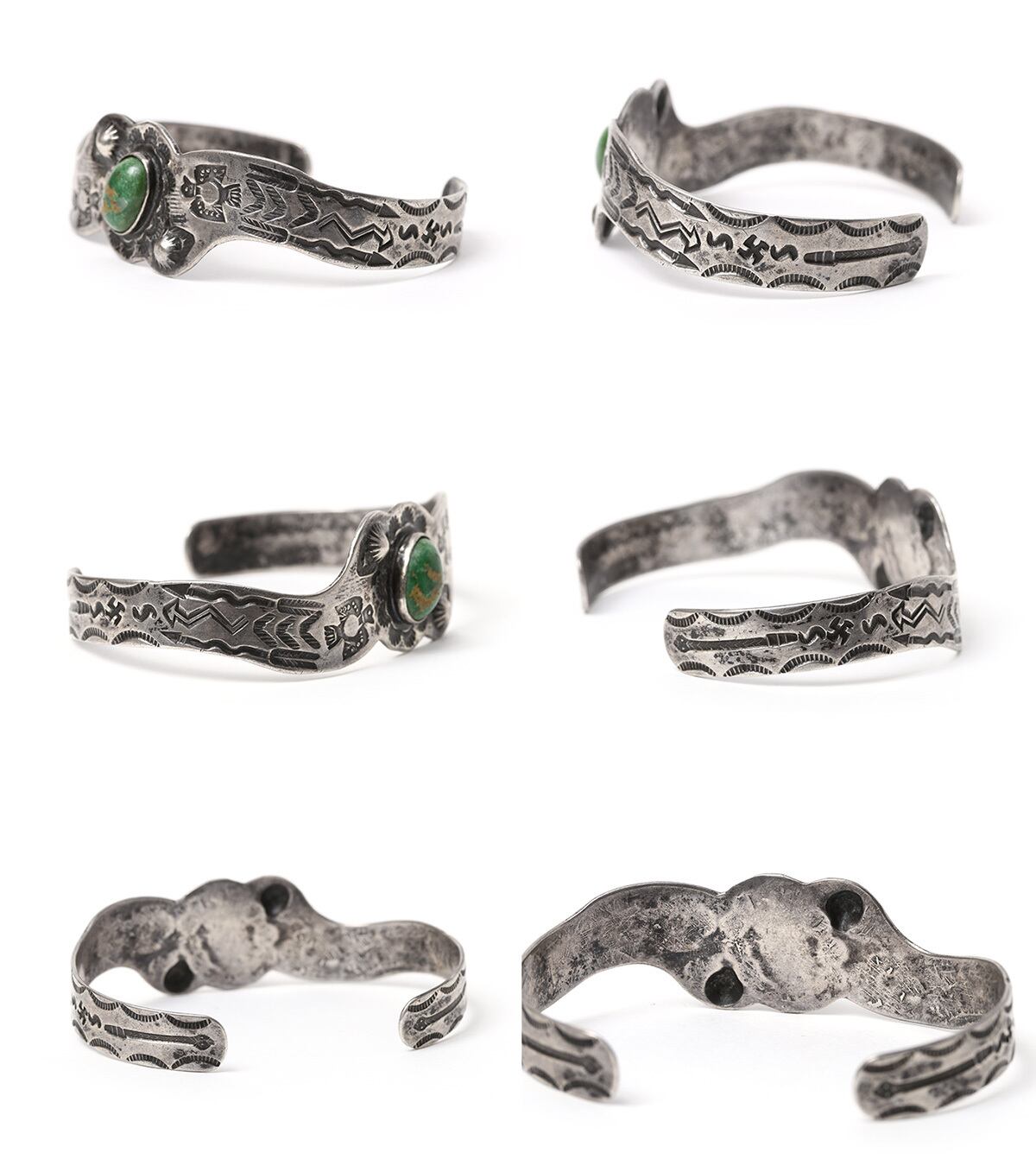NAVAJO ナバホ 1930's~ Vintage Navajo Snakes Bangle シルバー