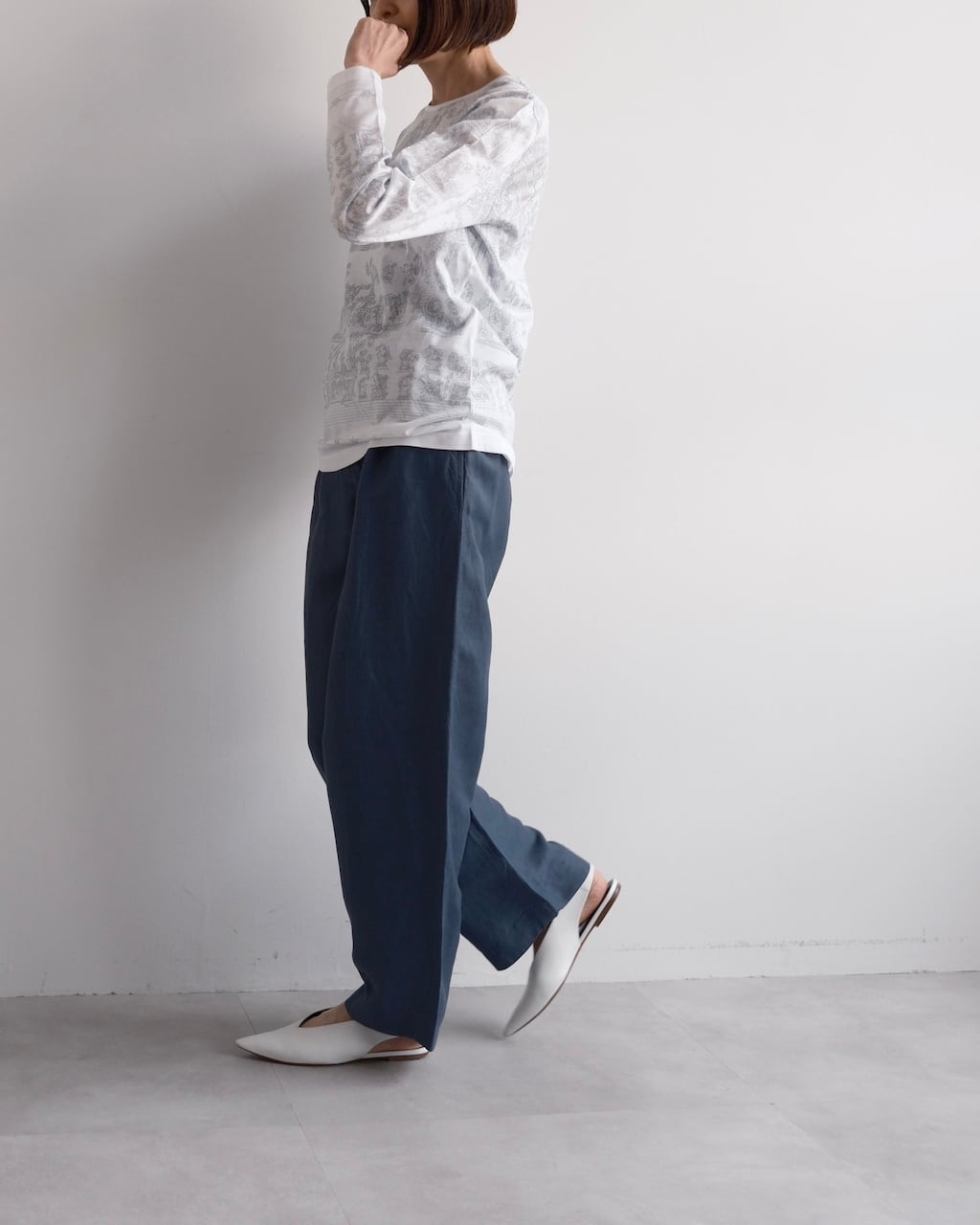 CÉLINE by Phoebe philo LINEN VISCOSE ZIP TROUSERS | dear closet
