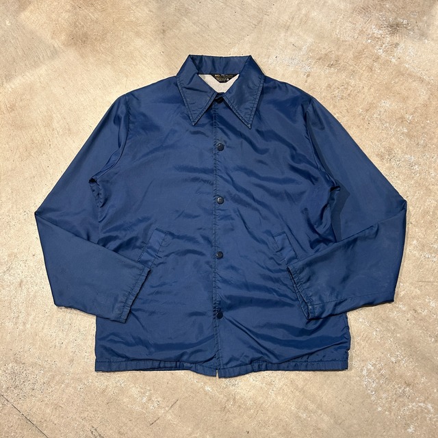 1980s JC PENNY COACH JACKET NAVY