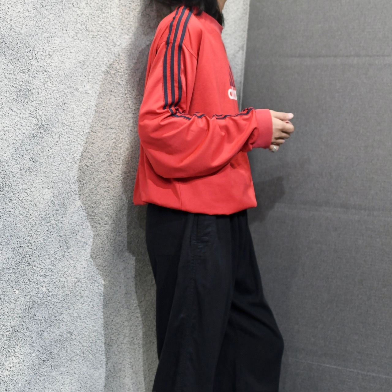 custom draw cord adidas long sleeve tee