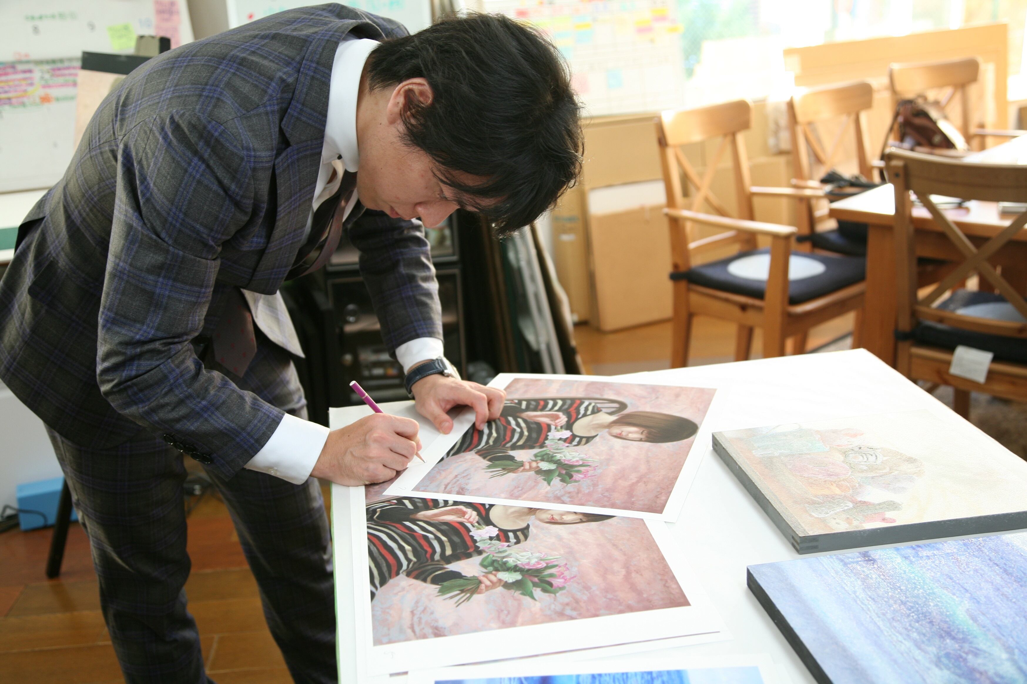 匿名の地平線-ver.blue-」版画作品 | 中島健太オンラインショップ