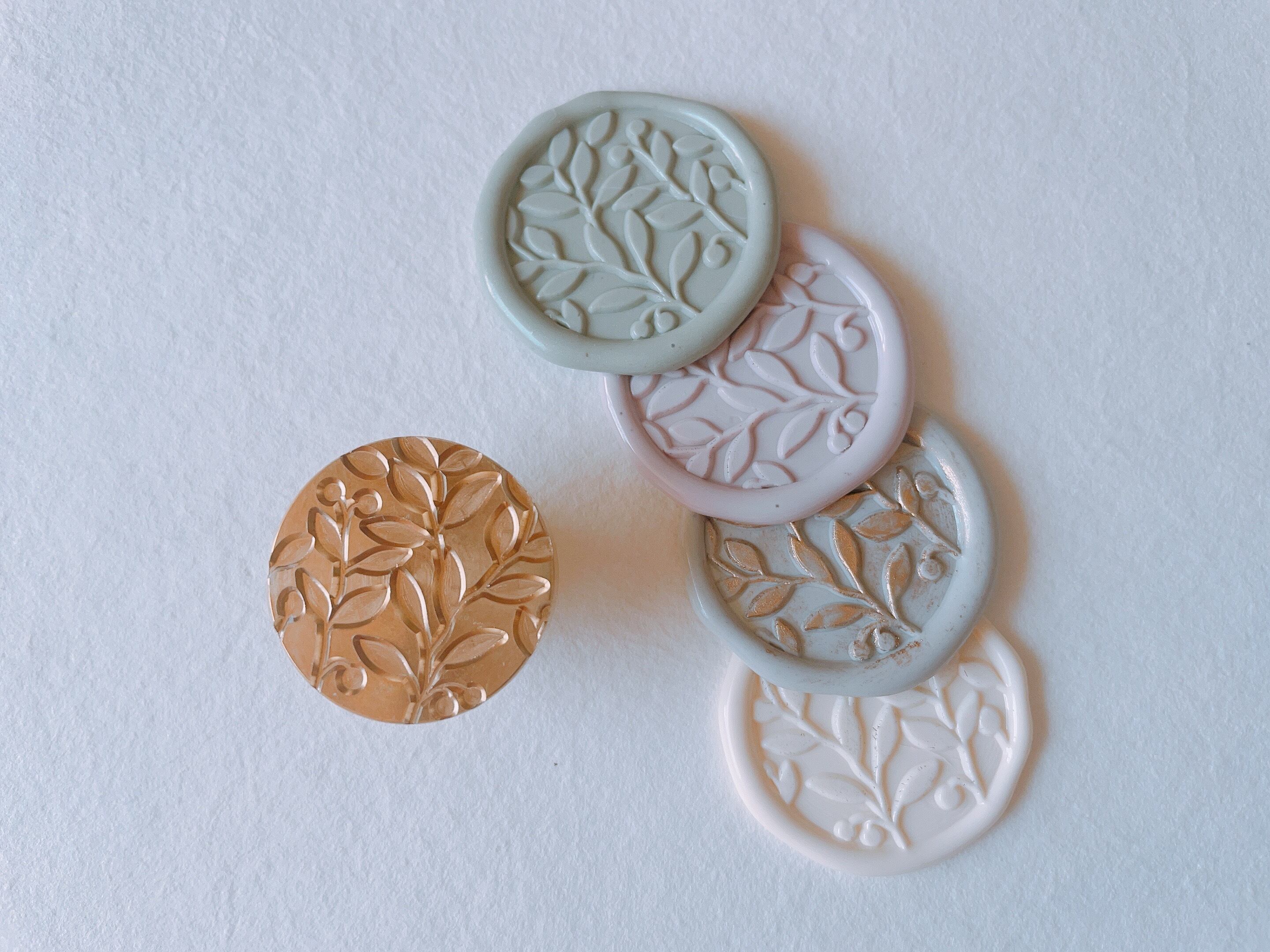 Wax Stamp -Leaf branch ／スタンプヘッド