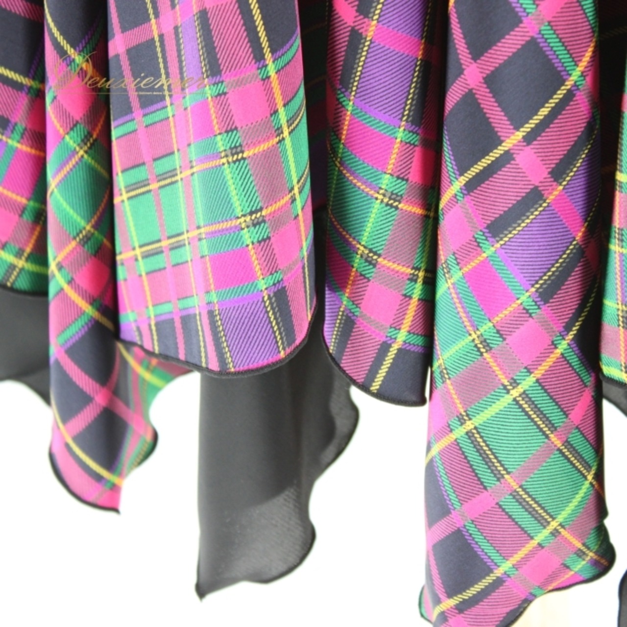 社交ダンス 衣装 スタンダード スカート レッスンウェア 練習着 PROCEEDS プロシーズ 緑 紫 黒 黄色 グリーン系 パープル系 ブラック系 ピンク系 イエロー系 カラフル チェック柄 スカート 社交ダンス ウエスト伸縮性 フェミニン ダンスウェア ダンス練習 スポーツウェア 発表会 イベント用 ファッション レディース ステージ衣装 おしゃれ おすすめ コーディネート