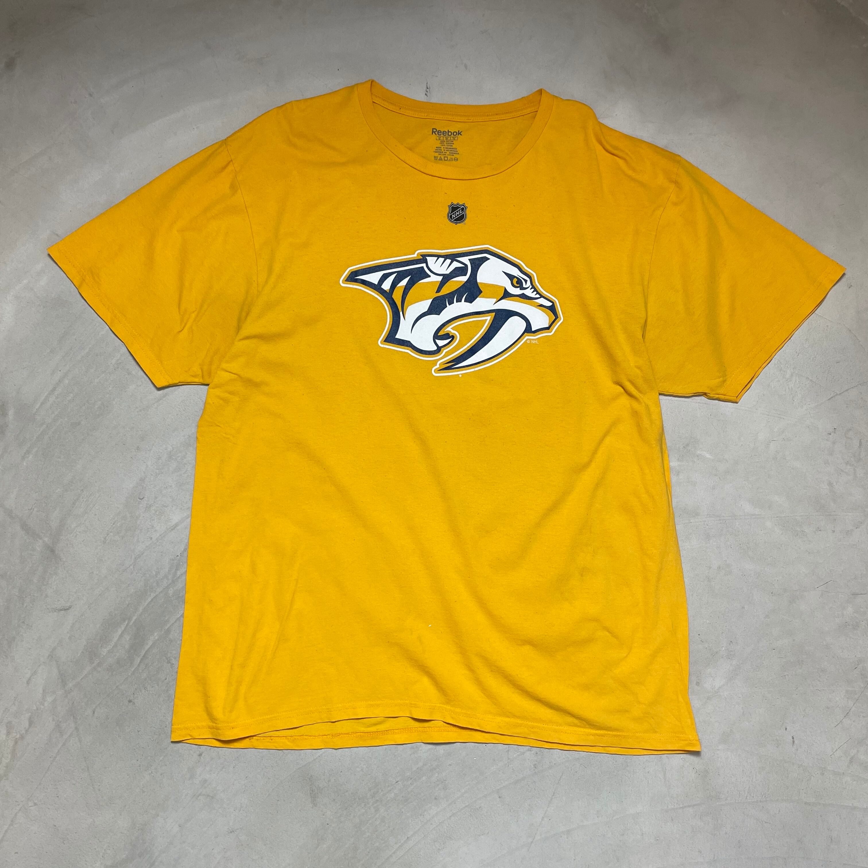 Reebok リーボック NFL メンズXL 古着 イエロー 黄色【Tシャツ】