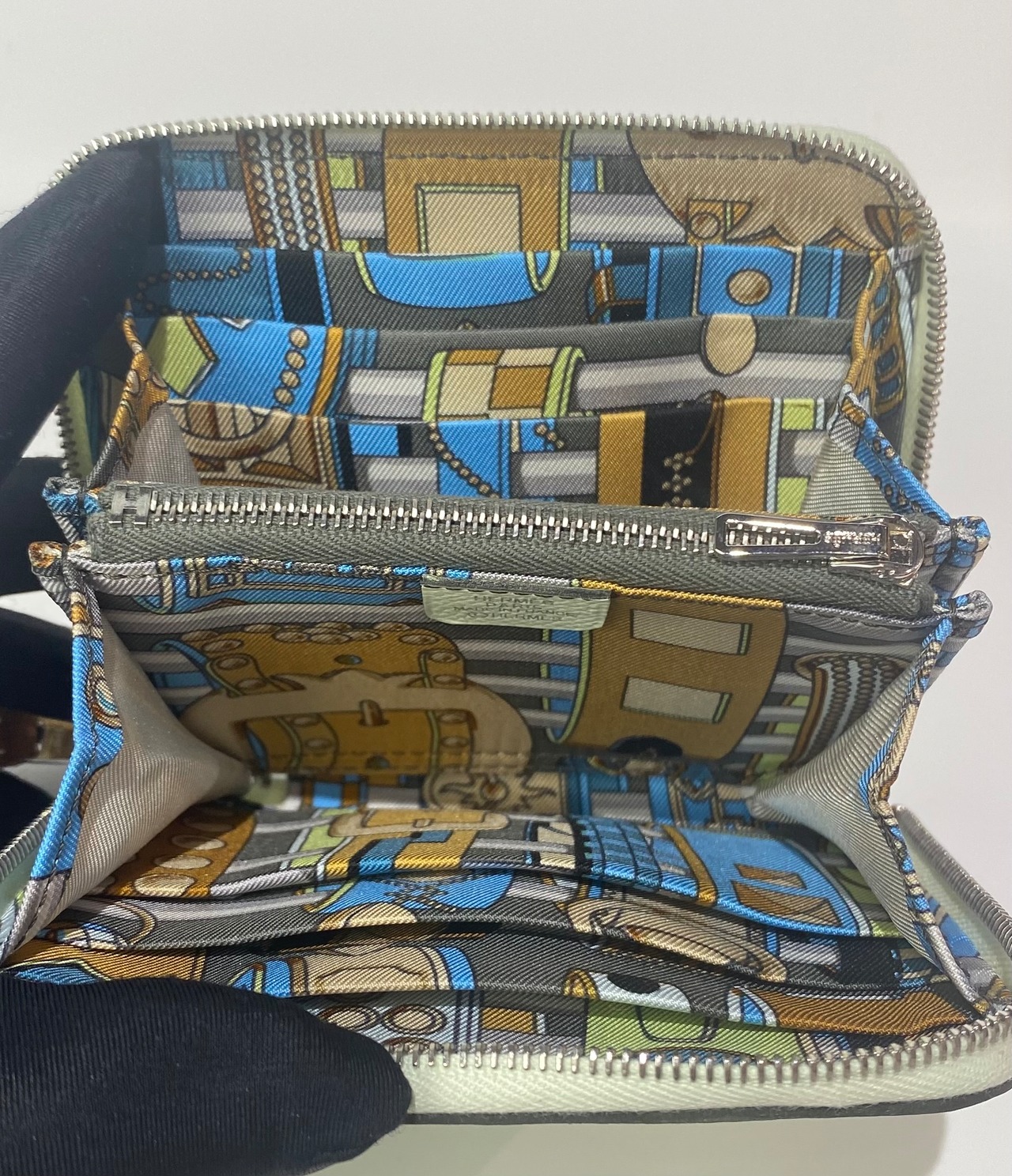 Hermès エルメス アザップシルクインコインカードケース 067389CK