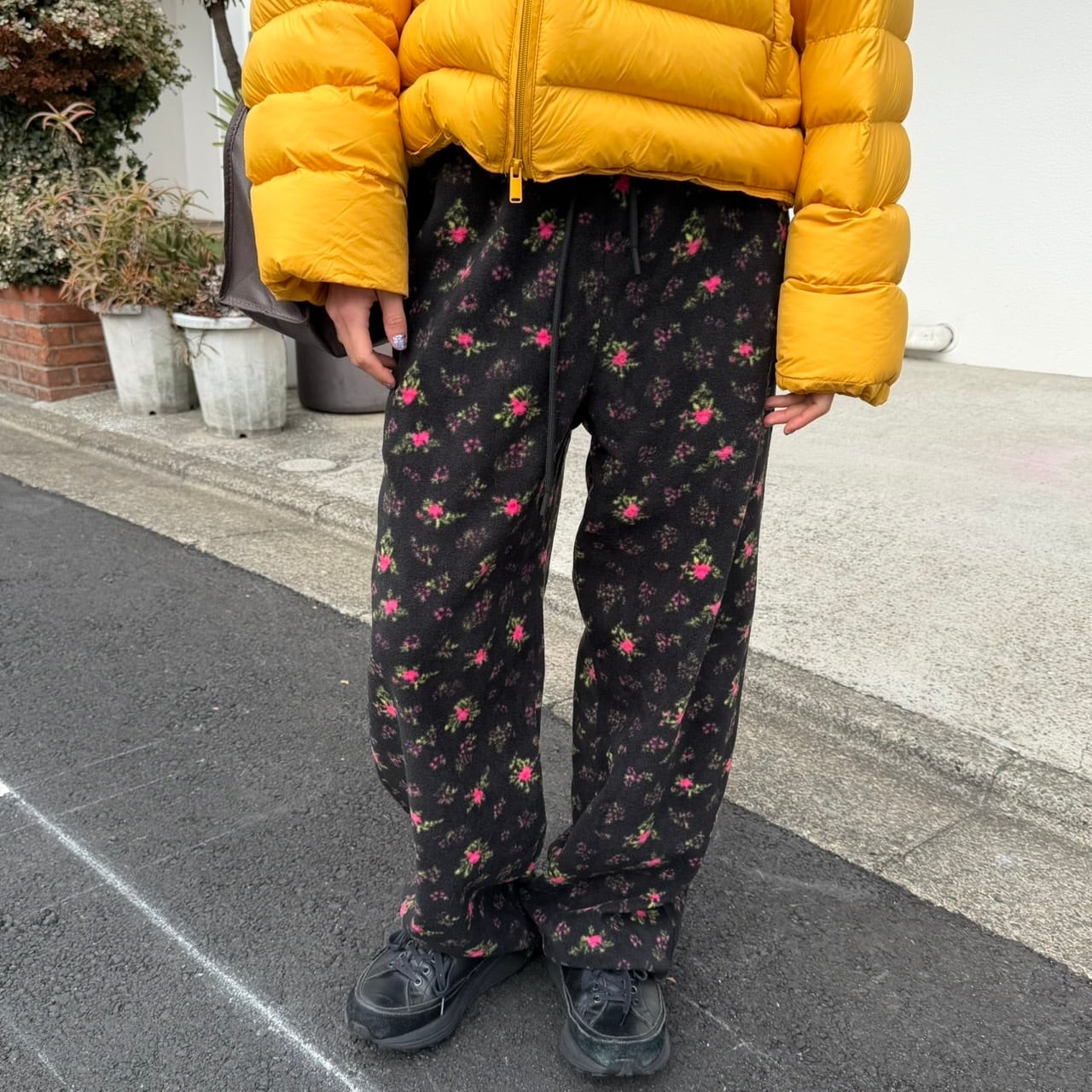 花柄ストレートスウェットパンツ_LN03724 | lanan(ラナン)