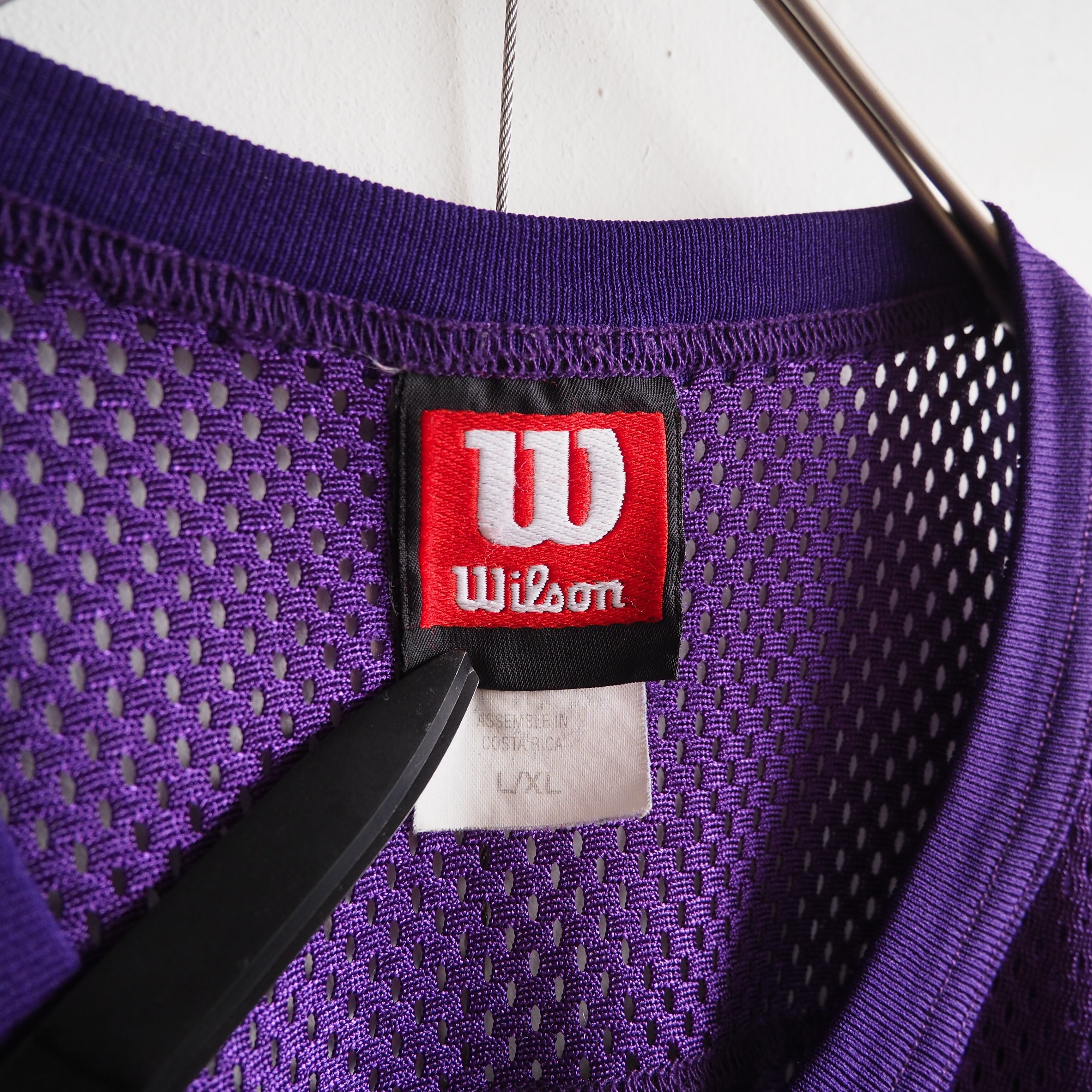 1990s ” Wilson ” ” CDH Raiders ” Short length mesh game Tee