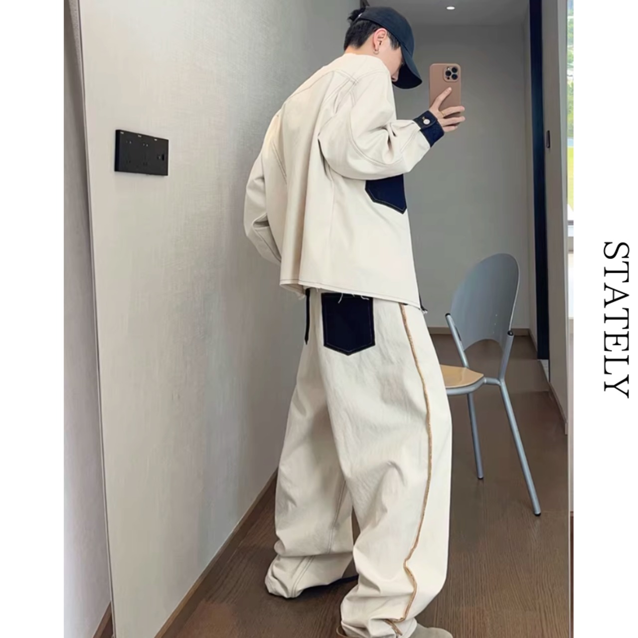 Contrast Denim ワークジャケット_O33・画像9