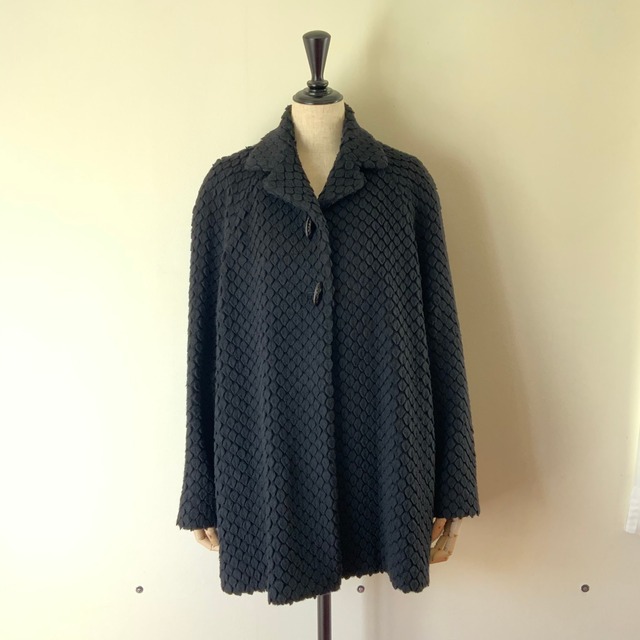blue velour long skirt