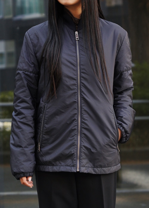 PRADA 2018 nylon bomber piping jacket