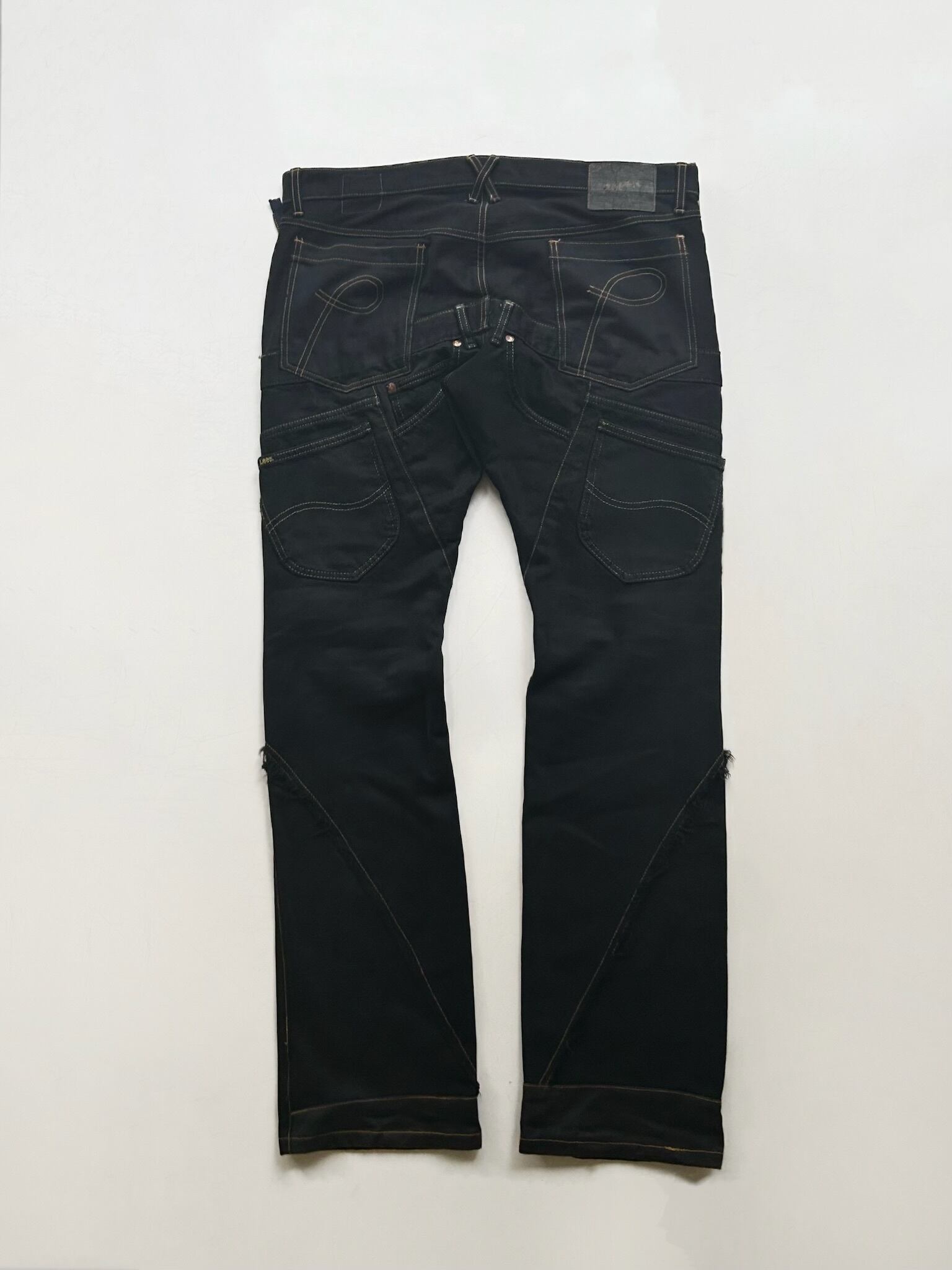 2000AW 20471120 recycle up collection paper Rebuild Denim Pants
