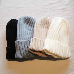 【即納】シンプルニット帽