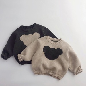 【BABY&KID】冬作ミッキーマウス柄ニットセーター