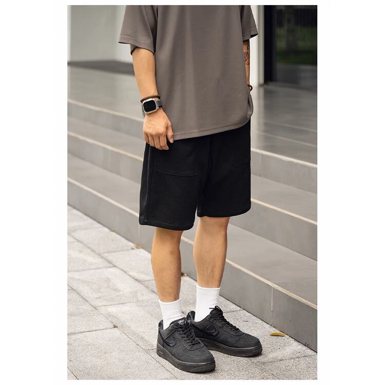 ★WAFFLE PATCH POCKET SHORTS　　　A0716