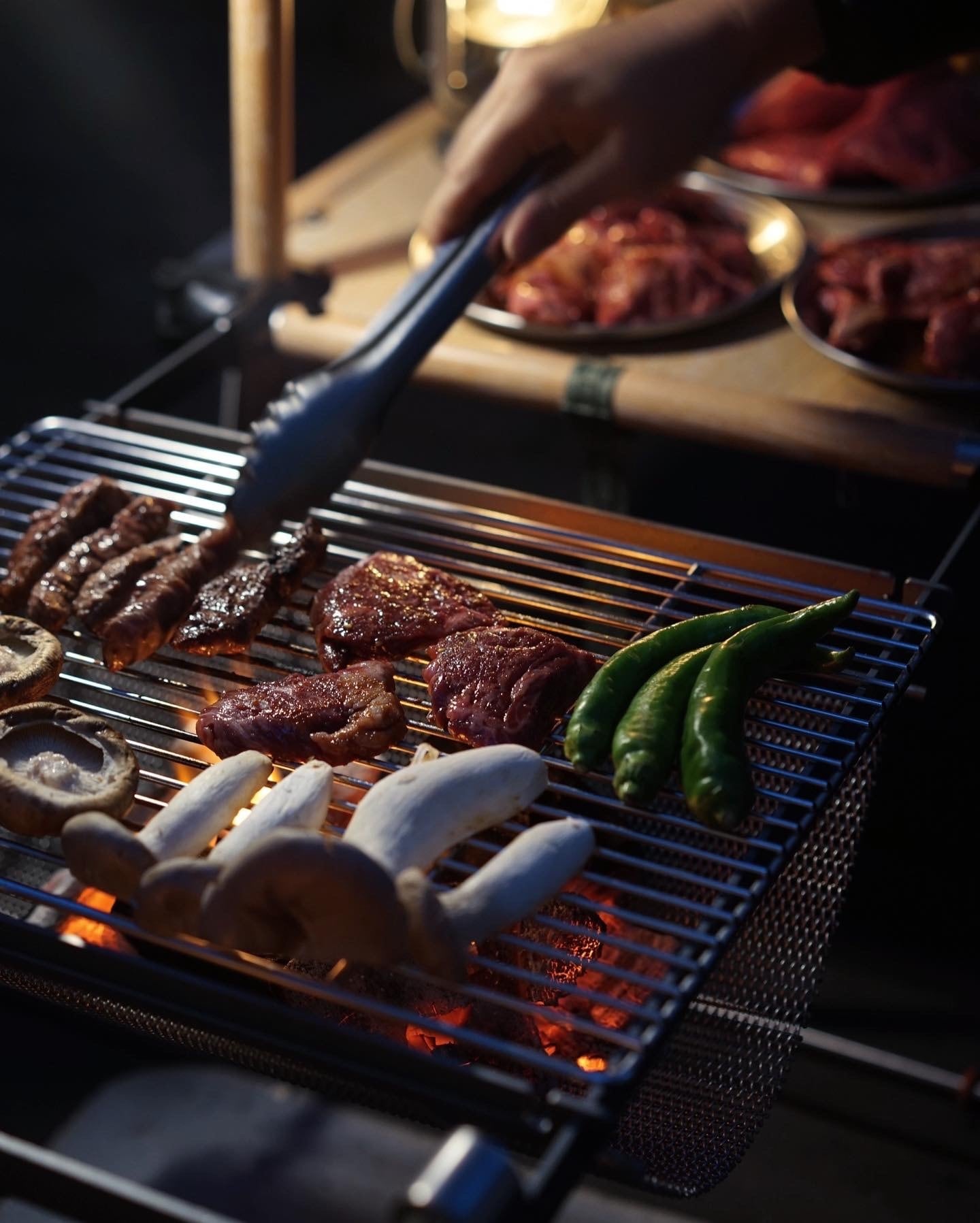 hxo BBQ Grill Set with SUS mesh | hxo design jp powered by BASE
