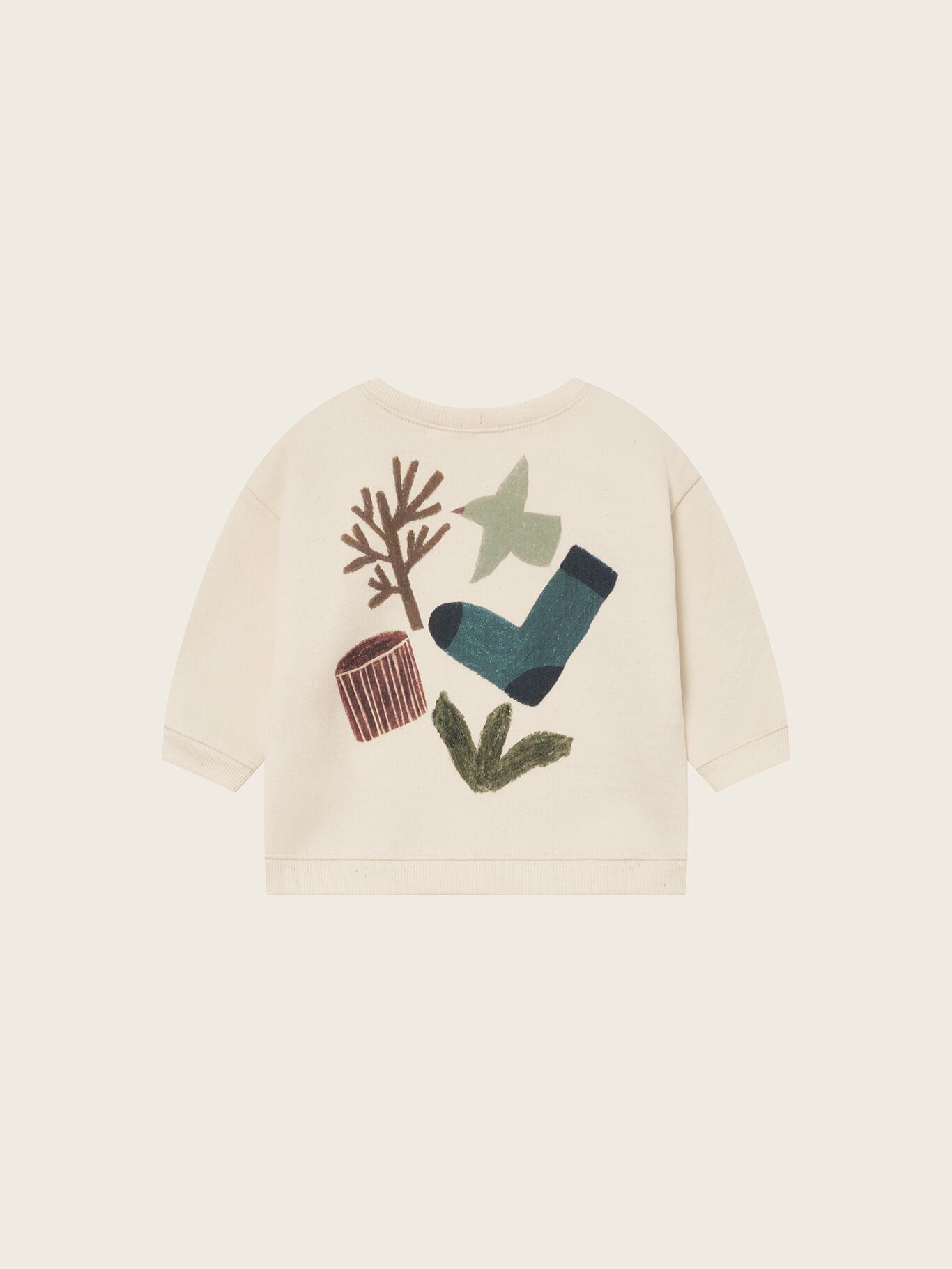送料無料 organic zoo/Forest Song Sweatshirt Undyed | こどもふく &/warm
