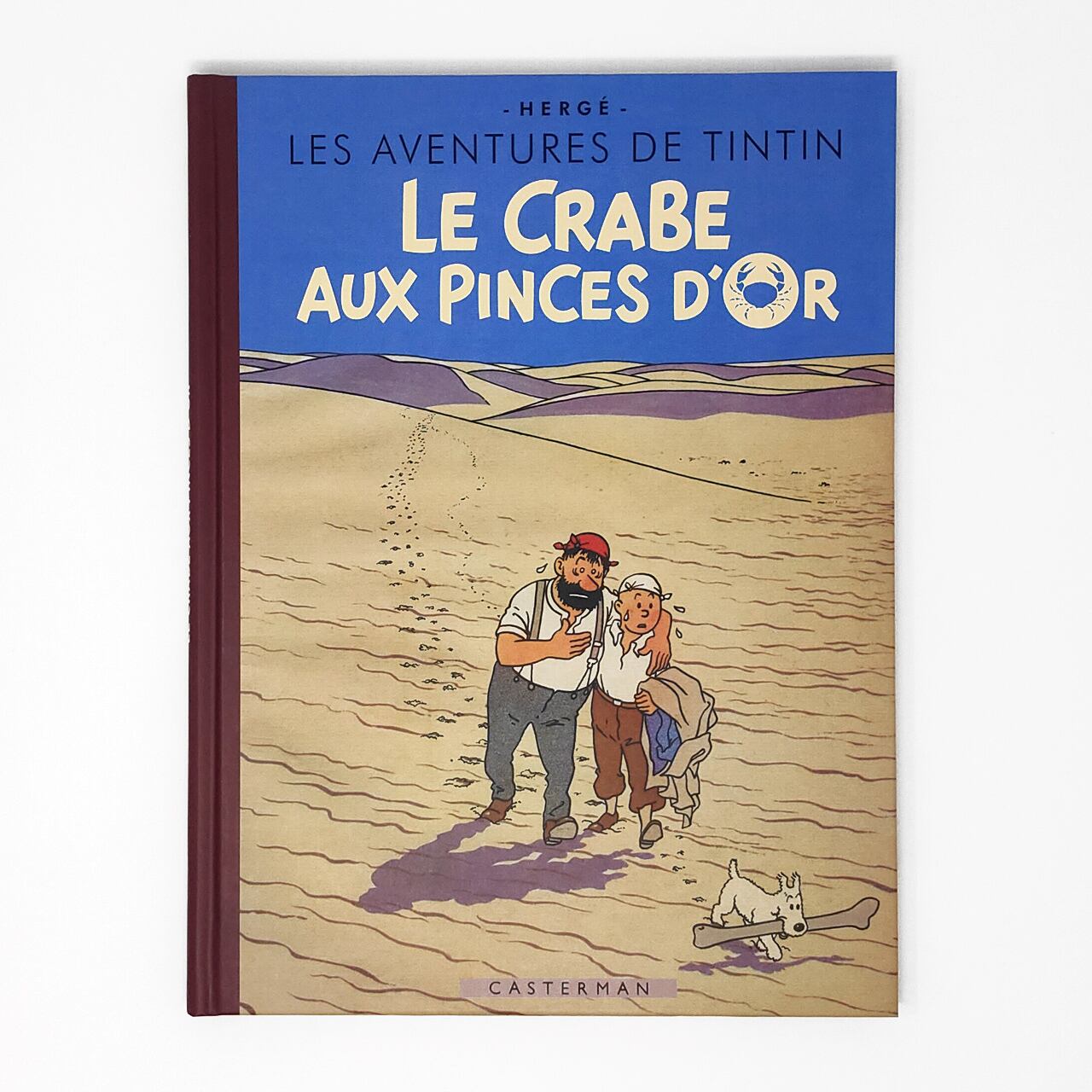 バンドデシネ特別版「Les aventures de Tintin t.9 ; le crabe aux pinces d'or（タンタンの冒険）Édition noir et blanc colorisée」BD作家Hergé（エルジェ）