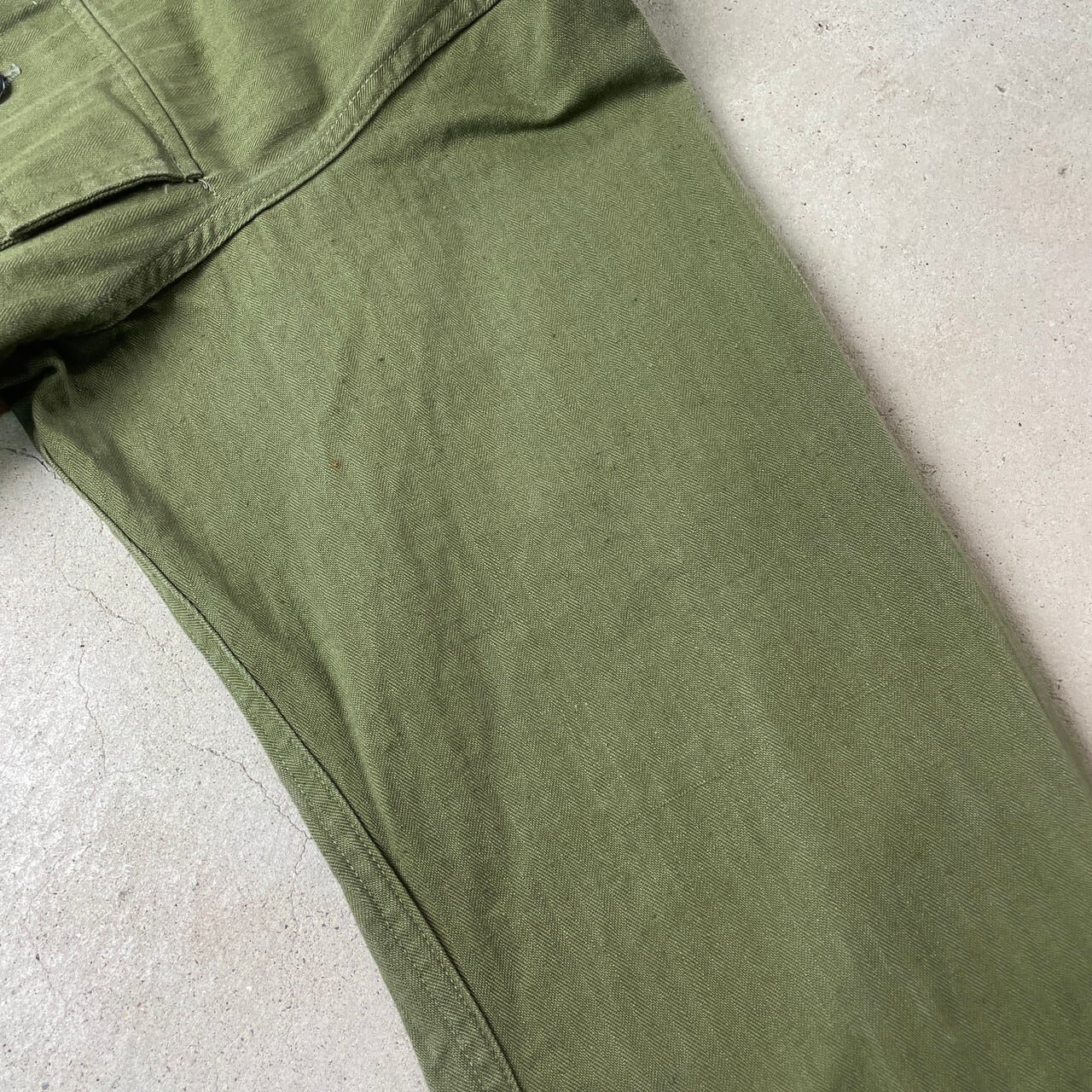 40年代 U.S.ARMY 米軍実品 M-43 HBT ガスフラップ ミリタリー