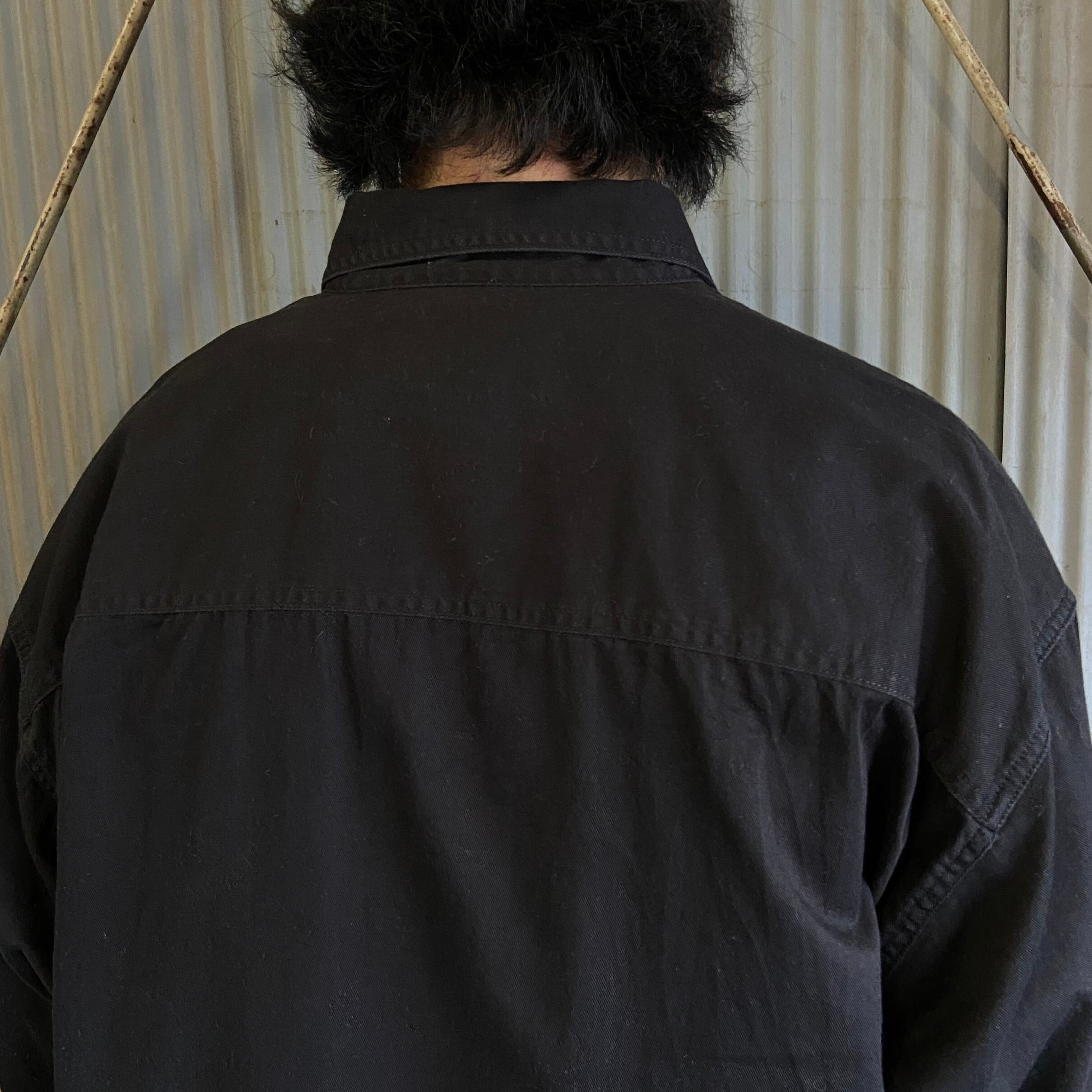 《US古着》ハーレーダビッドソン 刺繍ロゴ コットンジャケット メンズ2XL ビッグサイズ Harley-Davidson ハーレーダビッドソン ロゴ刺繍