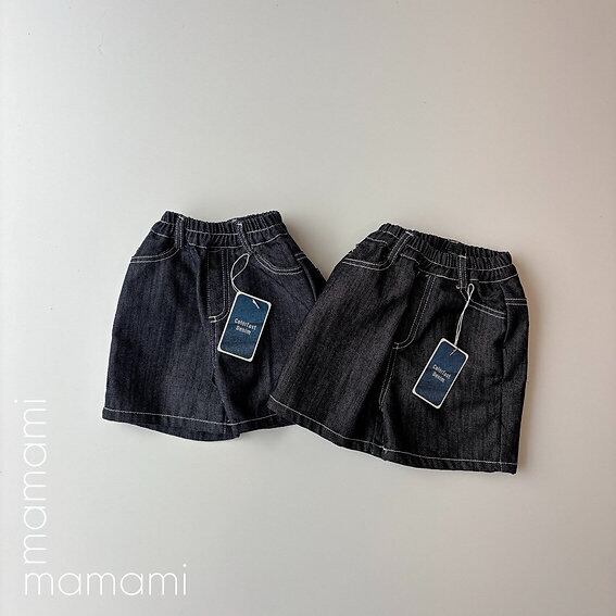 【即納】mamami / Non-Fade Denim pants