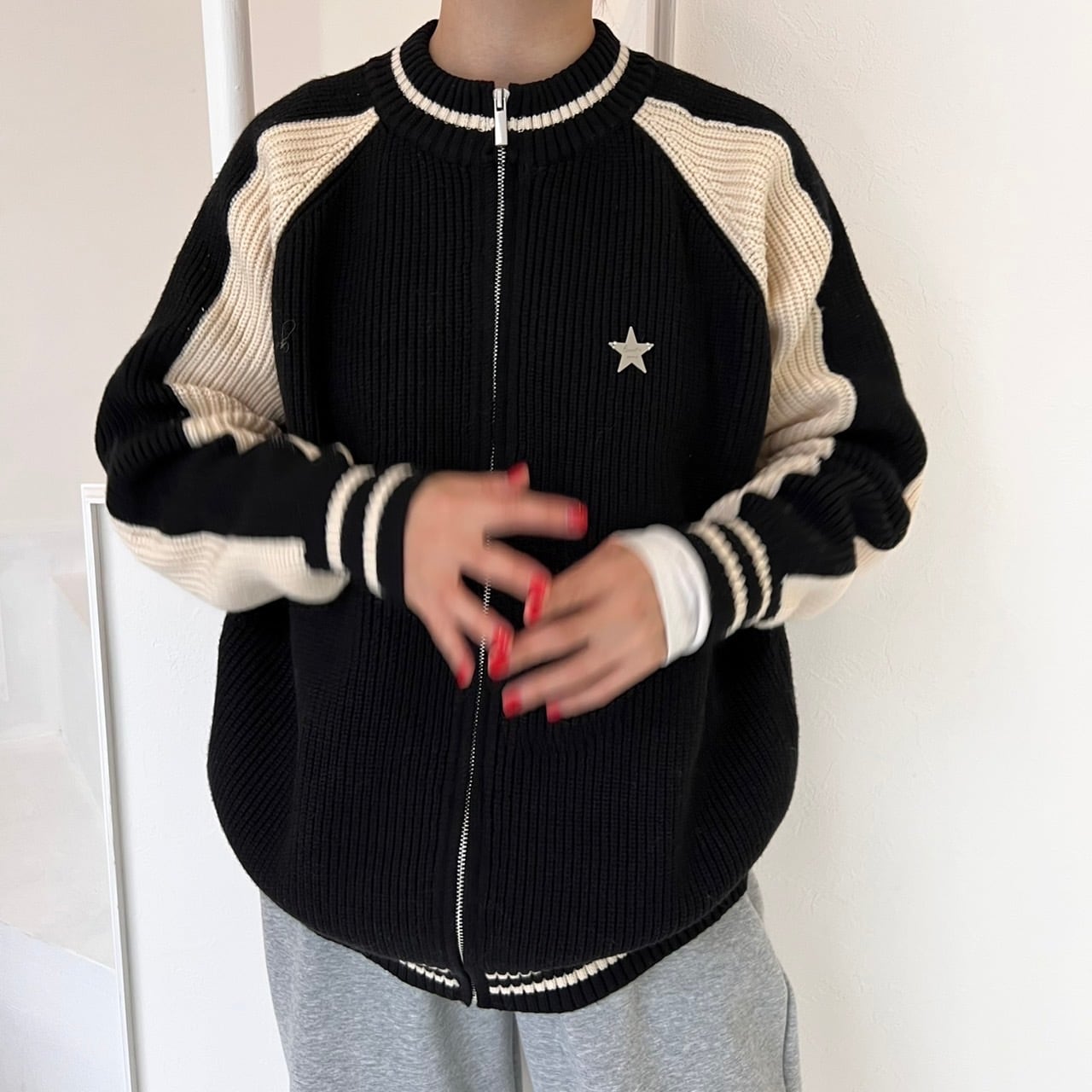 lanan select /ジップニットブルゾン_LN01747 ジップニットブルゾン_LN01747 | lanan(ラナン)