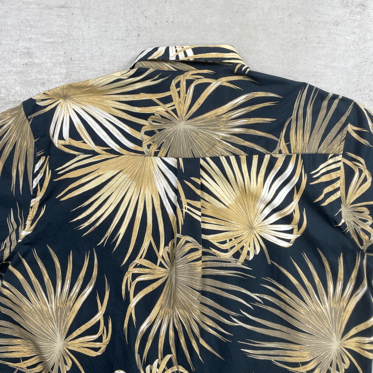 NATURAL ISSUE アロハシャツ コットン 総柄シャツ メンズXL 古着 