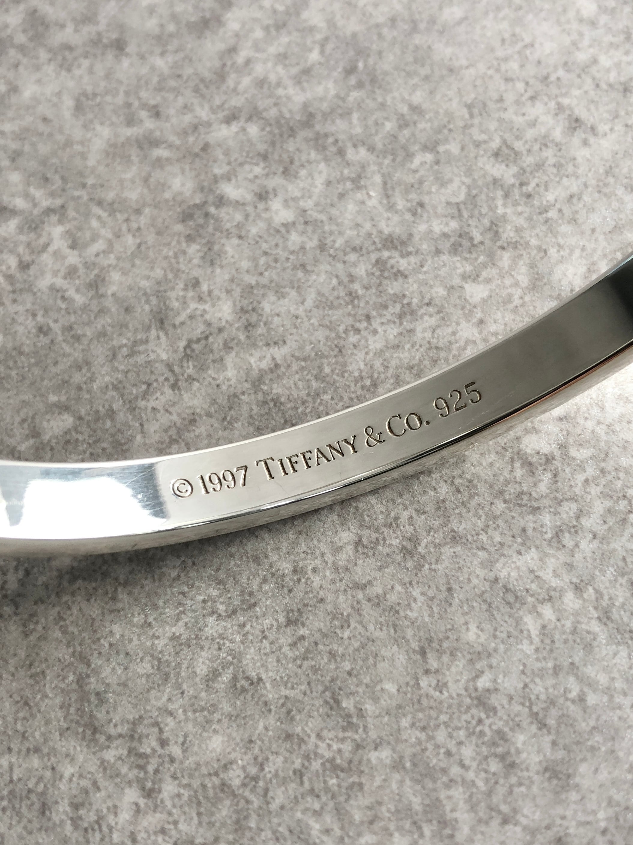 Tiffany & Co. ティファニー バングル シルバー ナロー 925 vintage