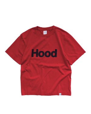 Hoodmart Damage Tee【RED】