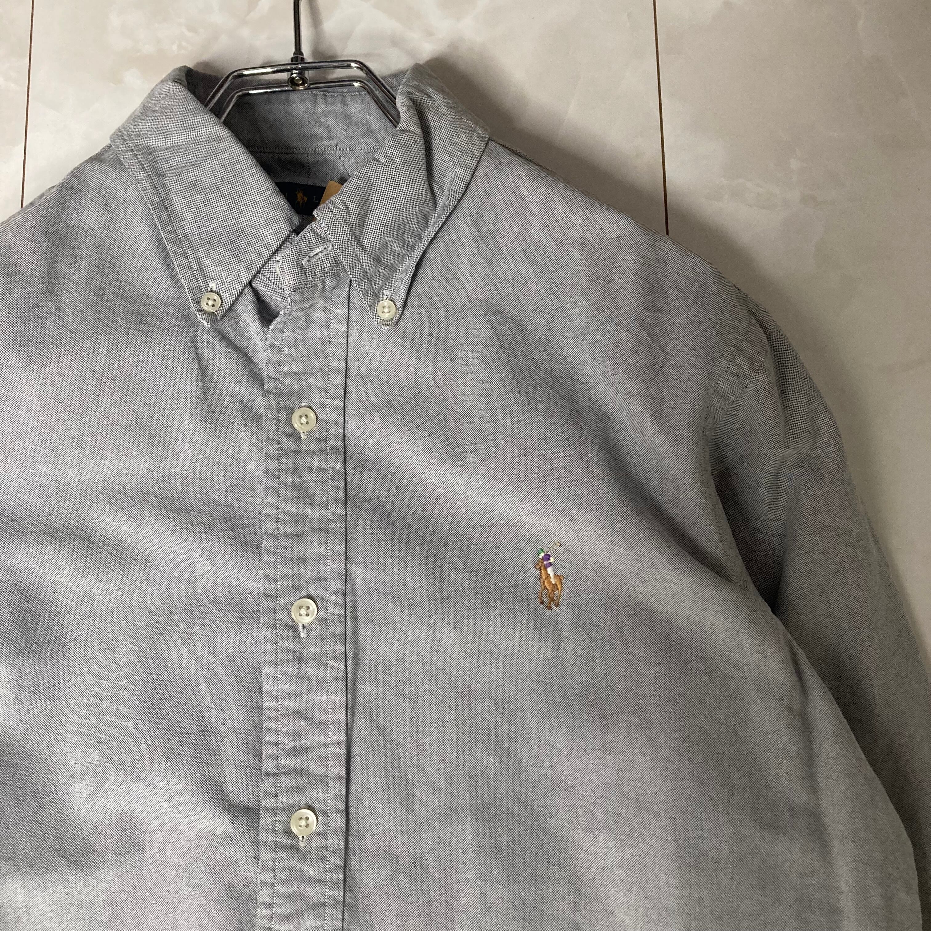 RALPH LAUREN 長袖シャツ M 刺繍 | 古着屋OLDGREEN