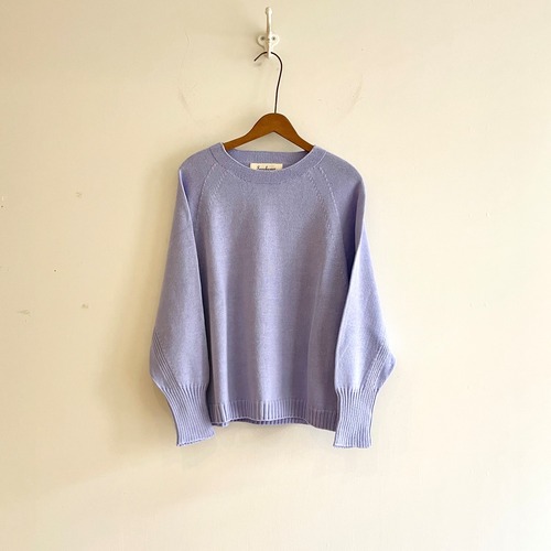 C-11568　Cotton Yarn Knit Dolman Sweater