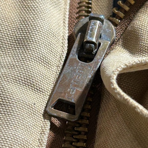 80-90s 星タグ USA製 carhartt ブラウン トラディショナルジャケット L 詳細写真5