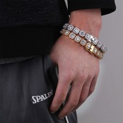 【BB018 】Cluster Tennis Bracelet