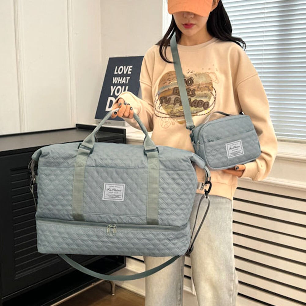 ボストンバッグ レディース キルティング ショルダーバッグ付き 韓国 大容量 旅行 レジャー 出張 学生 大人 ジムバッグ 機内持ち込み スポーツバッグ 大人可愛い 大人女子