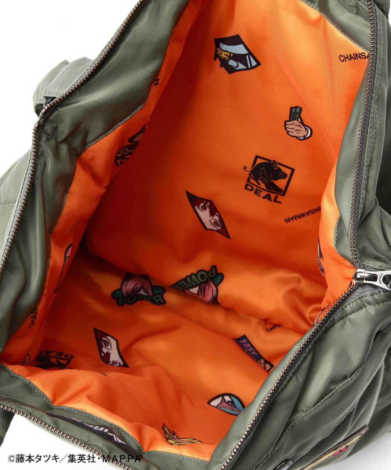 チェンソーマン × ONEMADE AVIREX》SPECIAL HELMET BAG Sage | 武蔵