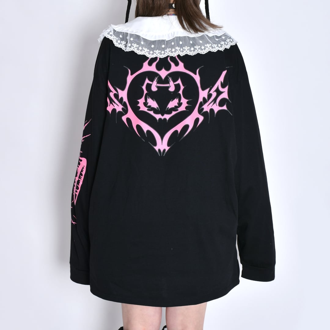 PINKトライバルGIRLロンT | VOLCAN&APHRODITE