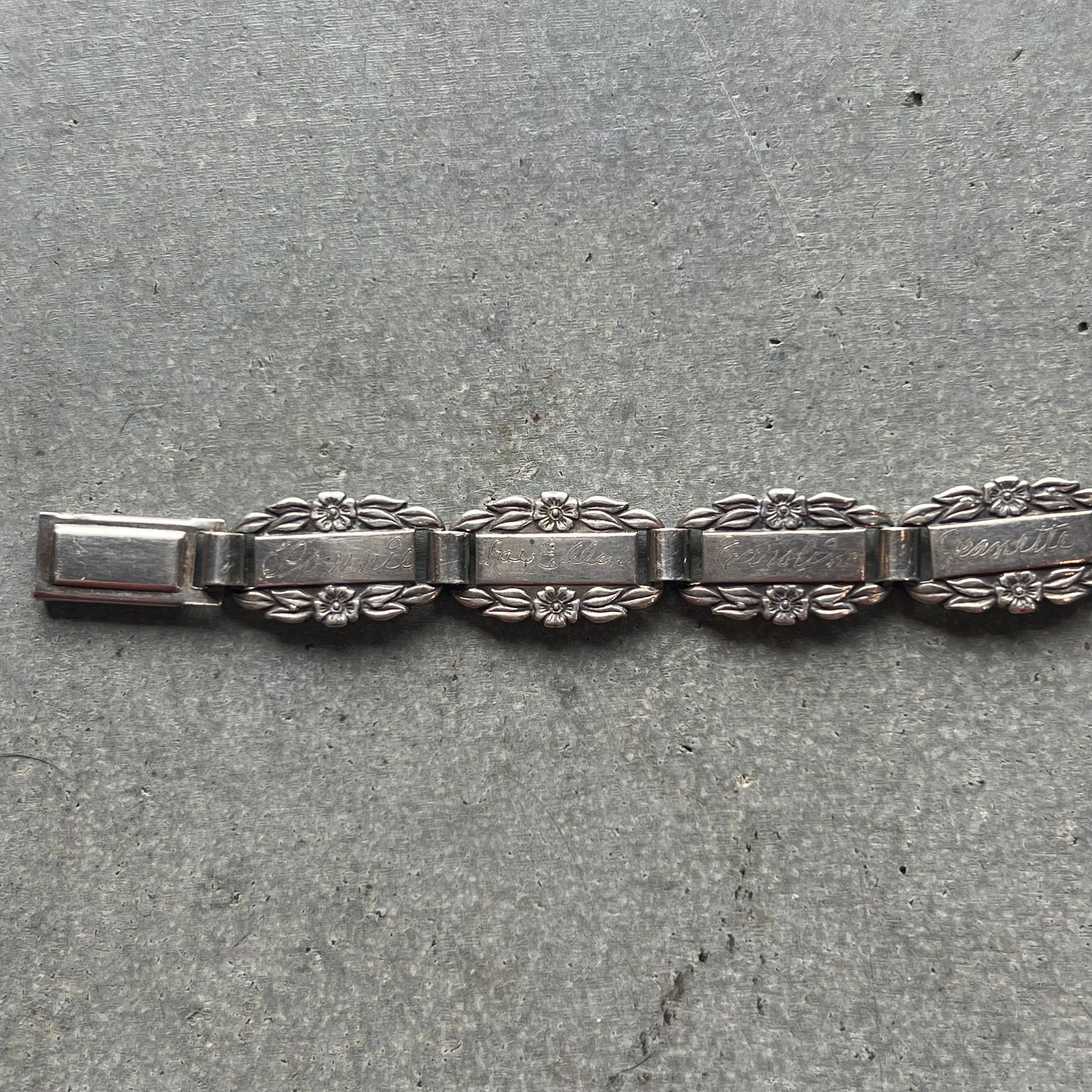 1940s WW2 USAAF SWEET HEART JEWELRY BRACELET | BUFF STOCK YARD