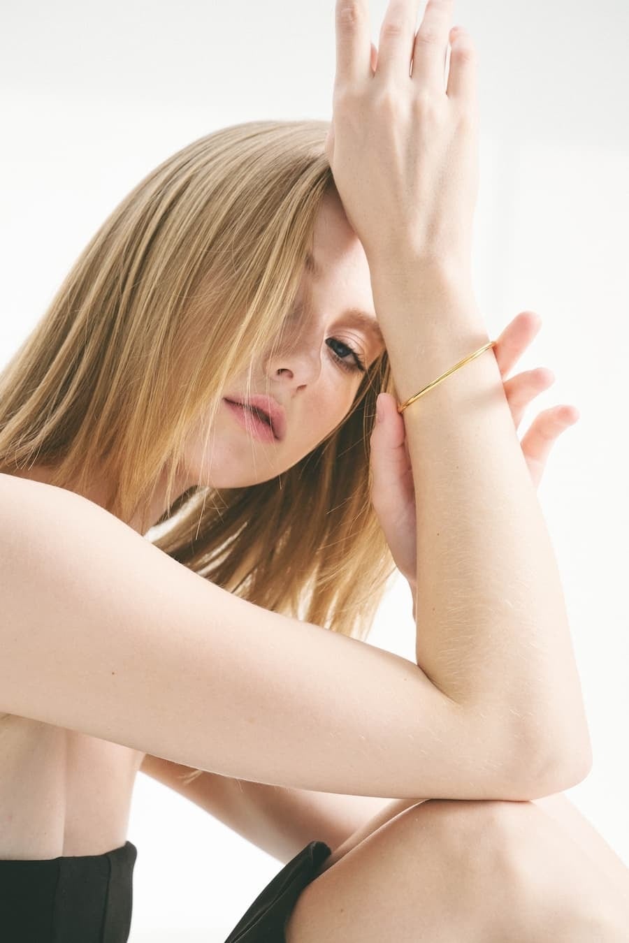 thin simple bangle (gold) #b66 | PAY ID