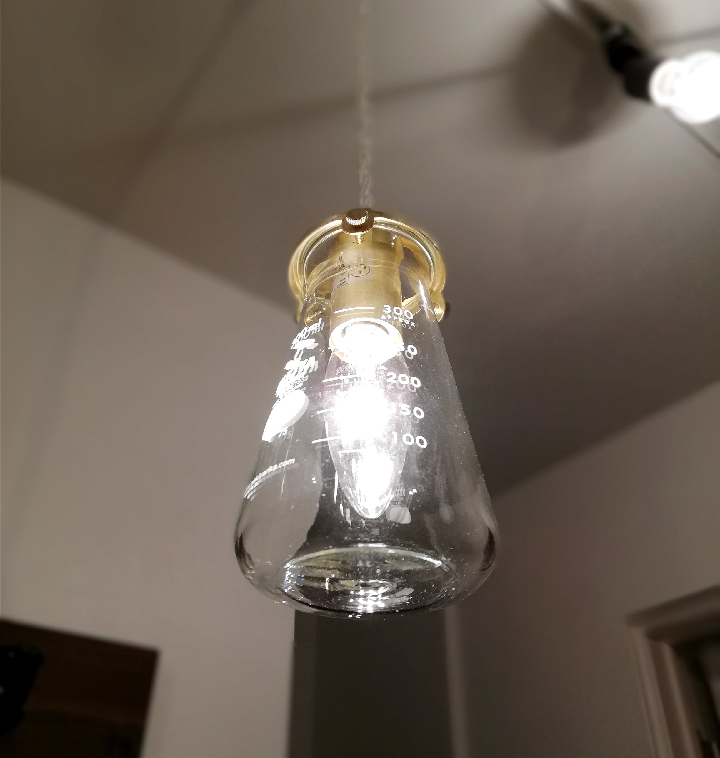 リカシツ コニカルビーカー×ペンダントライト | upcycle interior