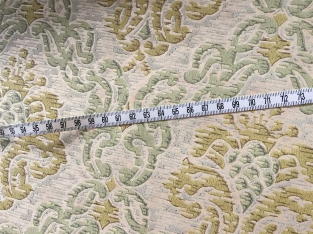 60s フランス 甘い寓話の壁紙 ボタニカル的緑葡萄の実る頃 ウォールペーパー アンティーク