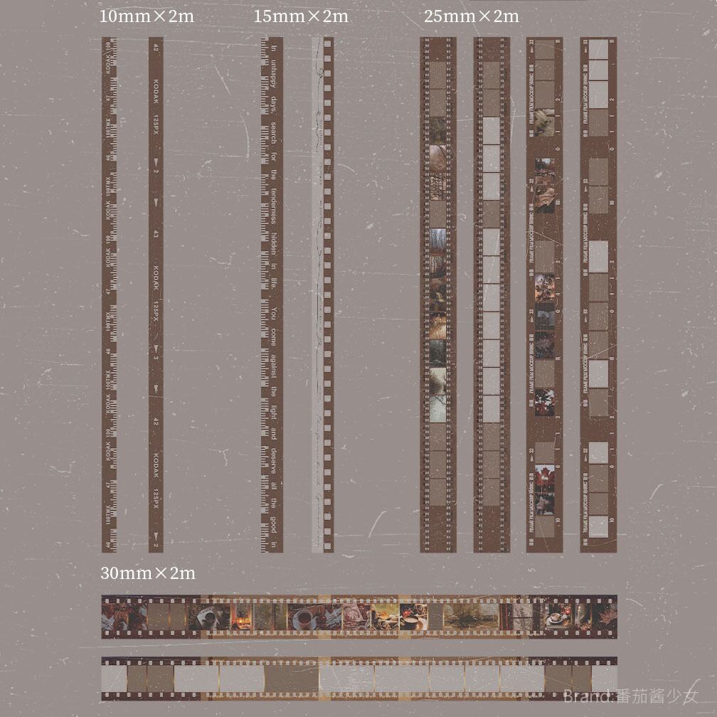 海外マスキングテープ 10点セット 再入荷】ネガ風マスキングテープ10個セットBOX <M19> | goomy