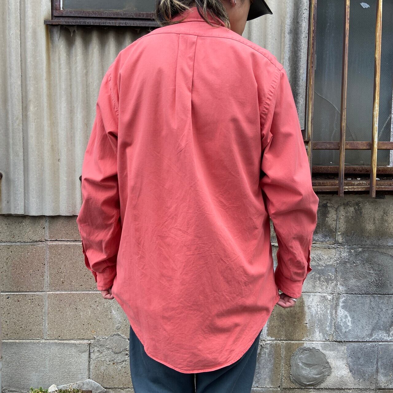 Ralph Lauren オールドラルフローレン ボタンダウンシャツ メンズL相当