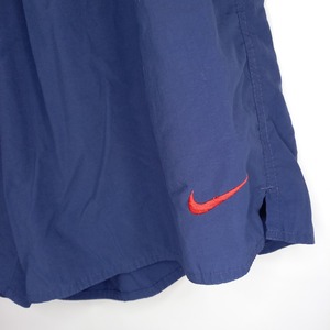 90s　ナイキ　レトロ　ショートパンツ　スイム　ナイロンショーツ　刺繍ロゴ