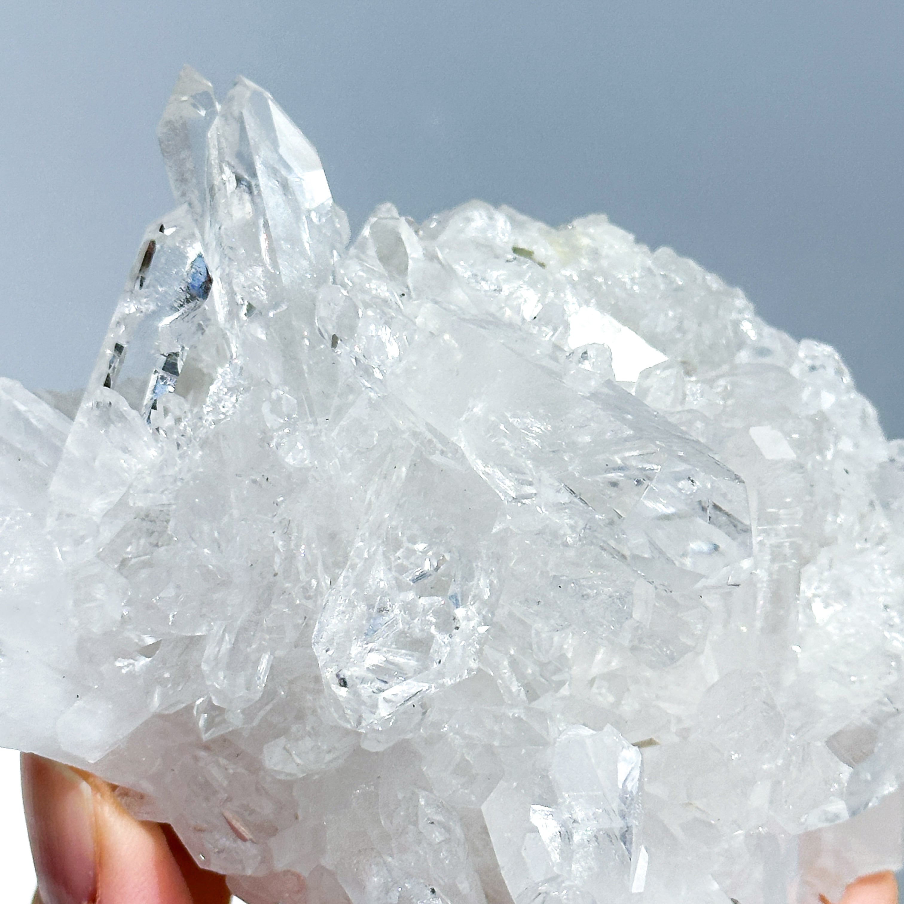 煌めきがすごい◎ ゼッカ産水晶クリアクォーツ クラスター94◇ Clear