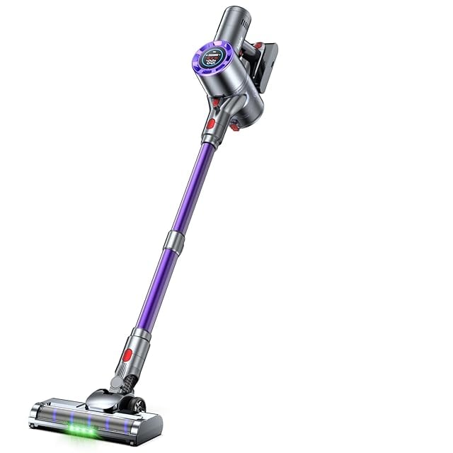 Yuuscc コードレス掃除機 70Kpa 550W 自立式 LEDライト Yuuscc