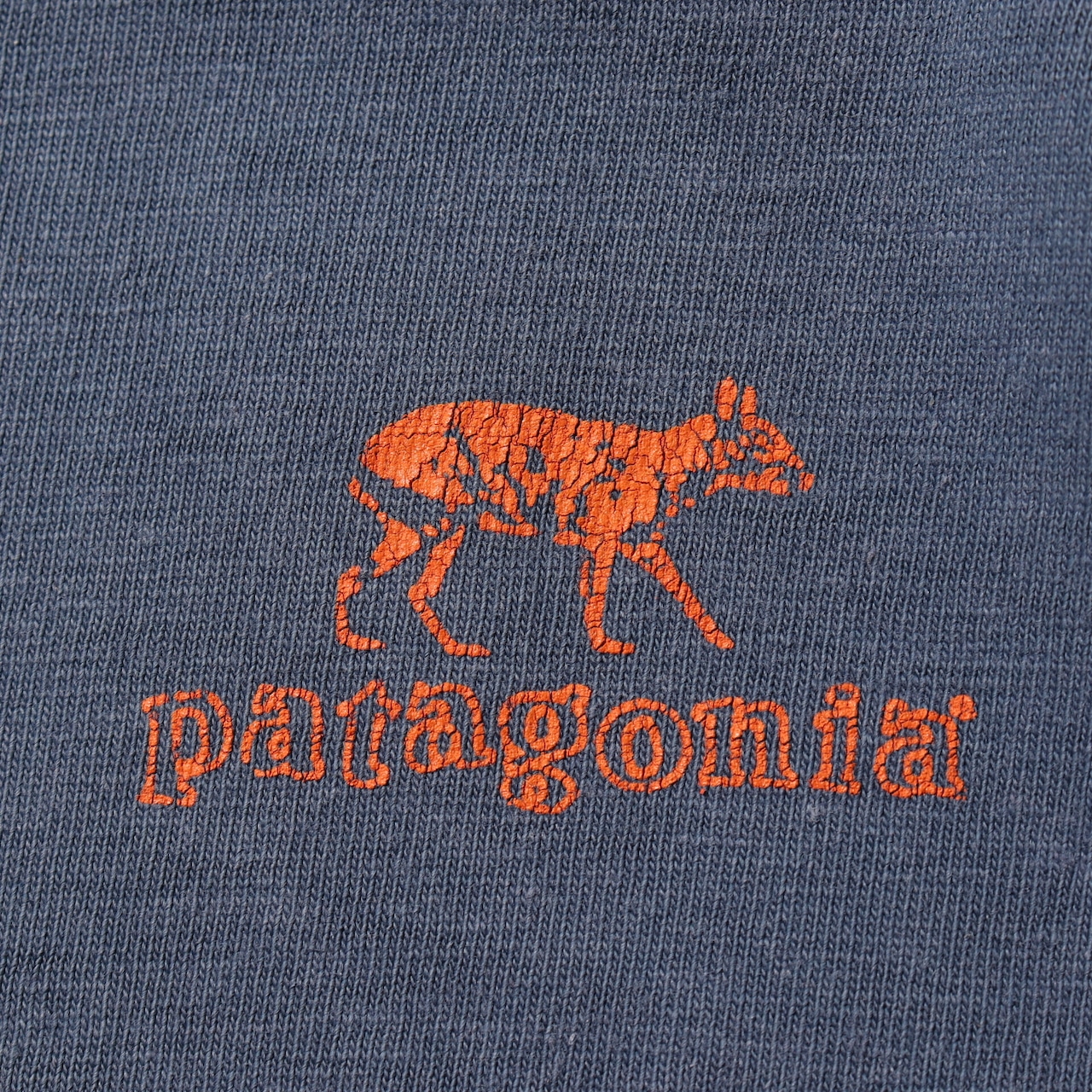 美品 M 絶滅危惧種 Patagonia ネイビーブルー USA パタゴニア Tシャツ アニマル柄
